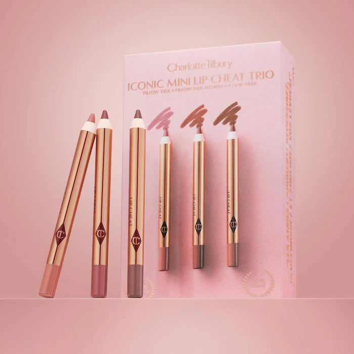 PREVENTA Mini Iconic Lip Cheat Lip Liner Trio - Charlotte Tilbury