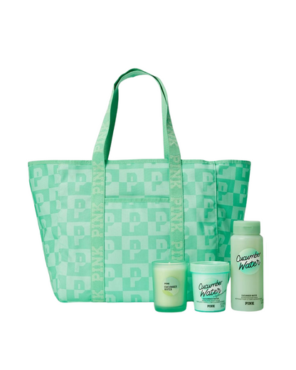 Tote bag Pink Cucumber Water