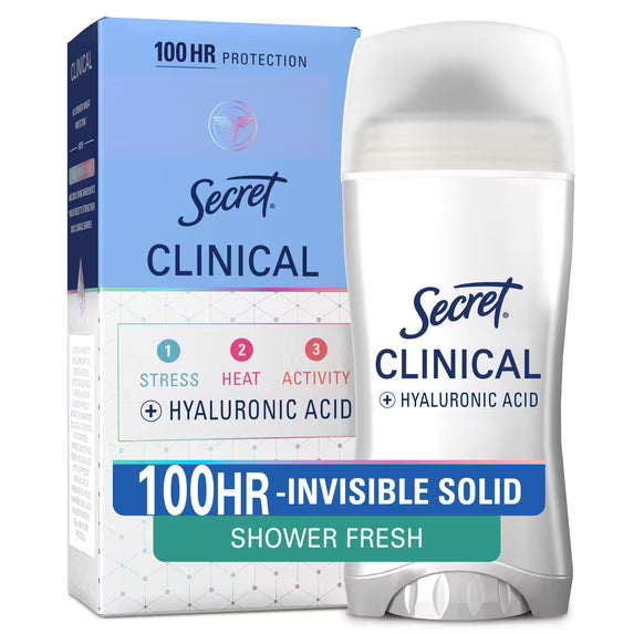 Secret Clinical | Desodorante Antitranspirante en Barra Invisible
