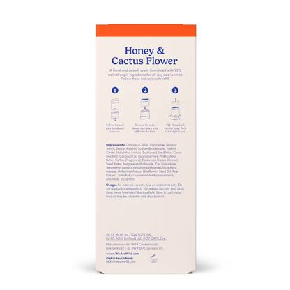 Desodorante Wild -Honey & Cactus Flower