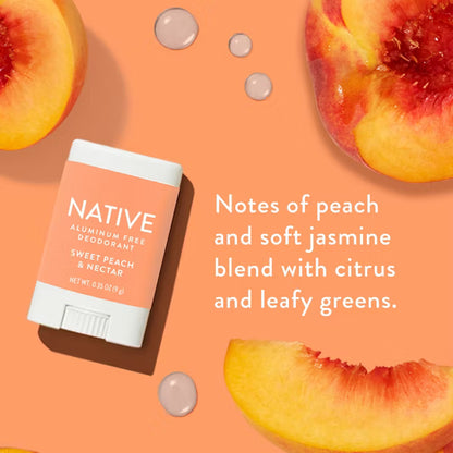 Desodorante mini Native - Sweet Peach & Nectar