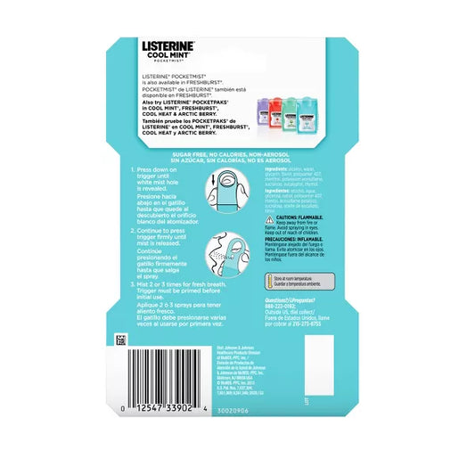 Spray Listerine - set 2 ud