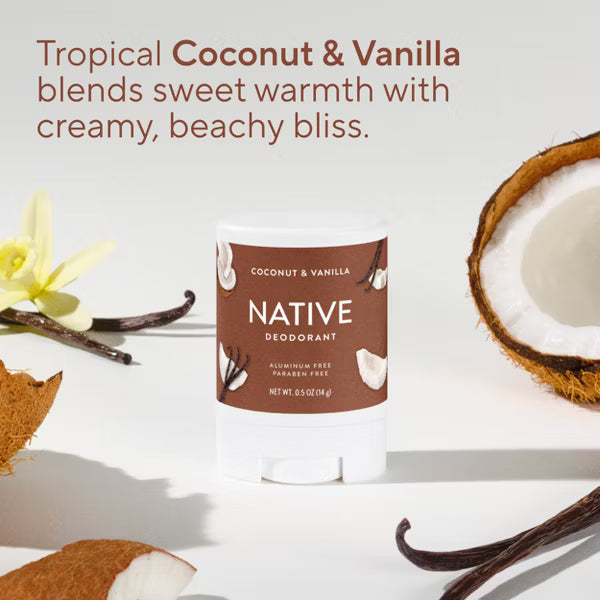 Desodorante mini Native - Coconut & Vanilla