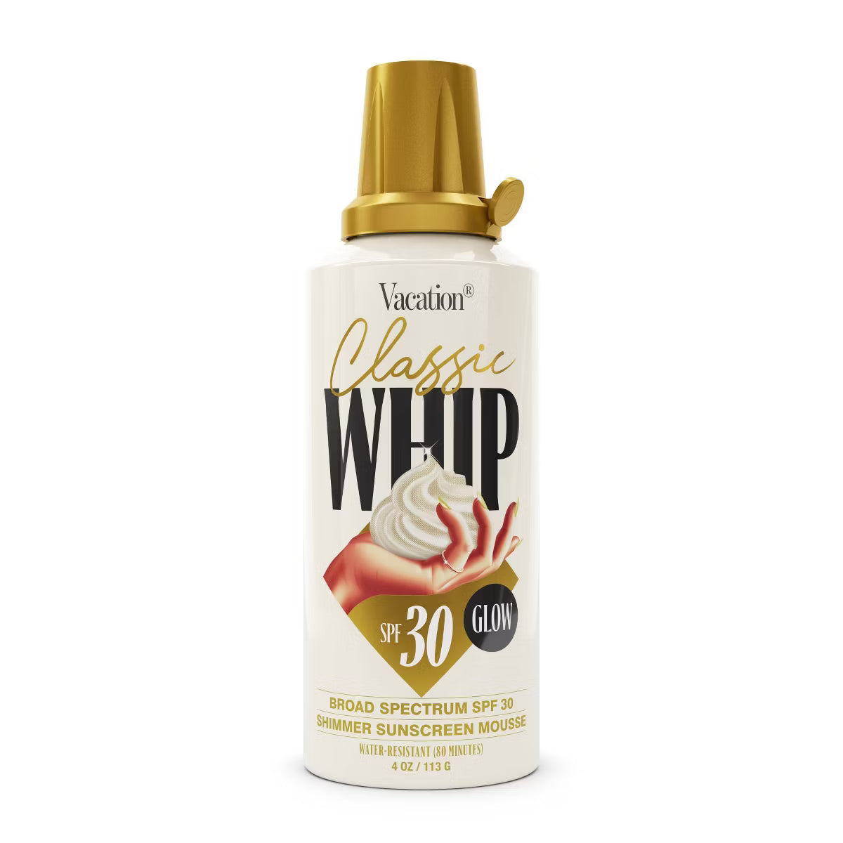 Vacation | Protector solar en espuma efecto Shimmer