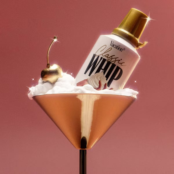 Vacation | Protector solar en espuma efecto Shimmer
