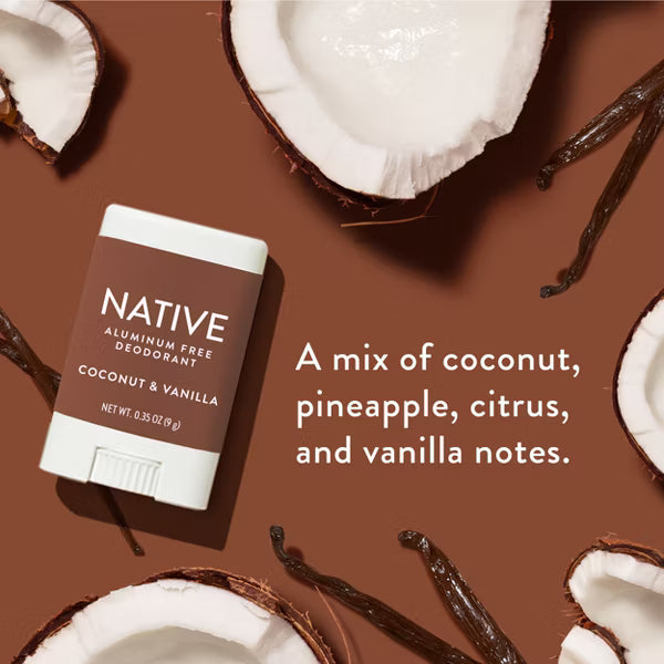Desodorante mini Native - Coconut & Vanilla