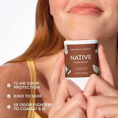 Desodorante mini Native - Coconut & Vanilla