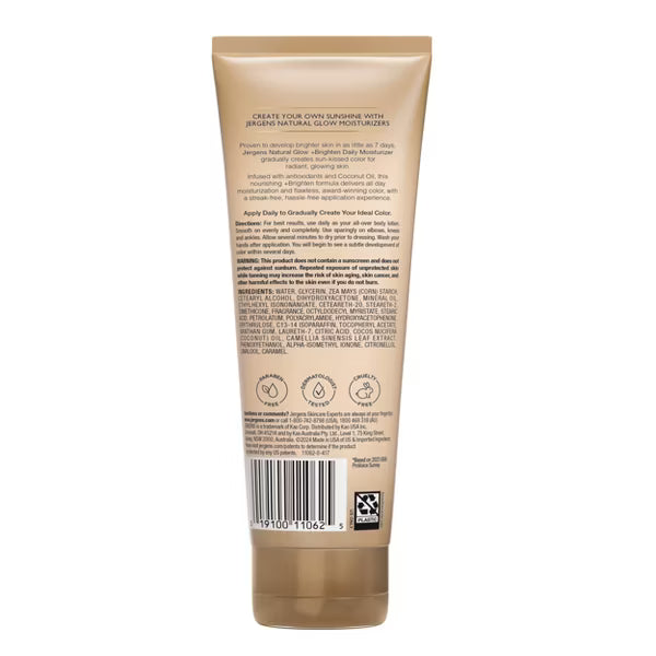 Jergens Natural Glow | Loción autobronceadora hidratante diaria mini