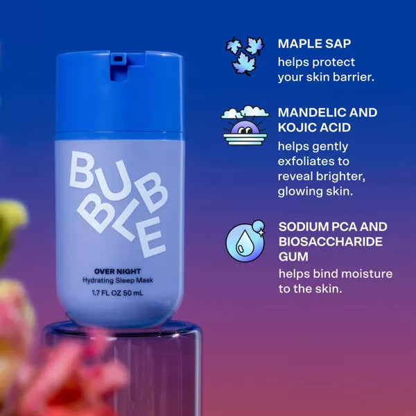 PREVENTA Mascarilla hidrantante nocturna Bubble