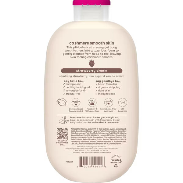 eos | Body Wash-  Strawberry Dream