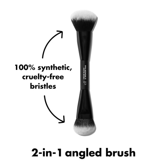 elf Cosmetics | Nueva brocha dúo