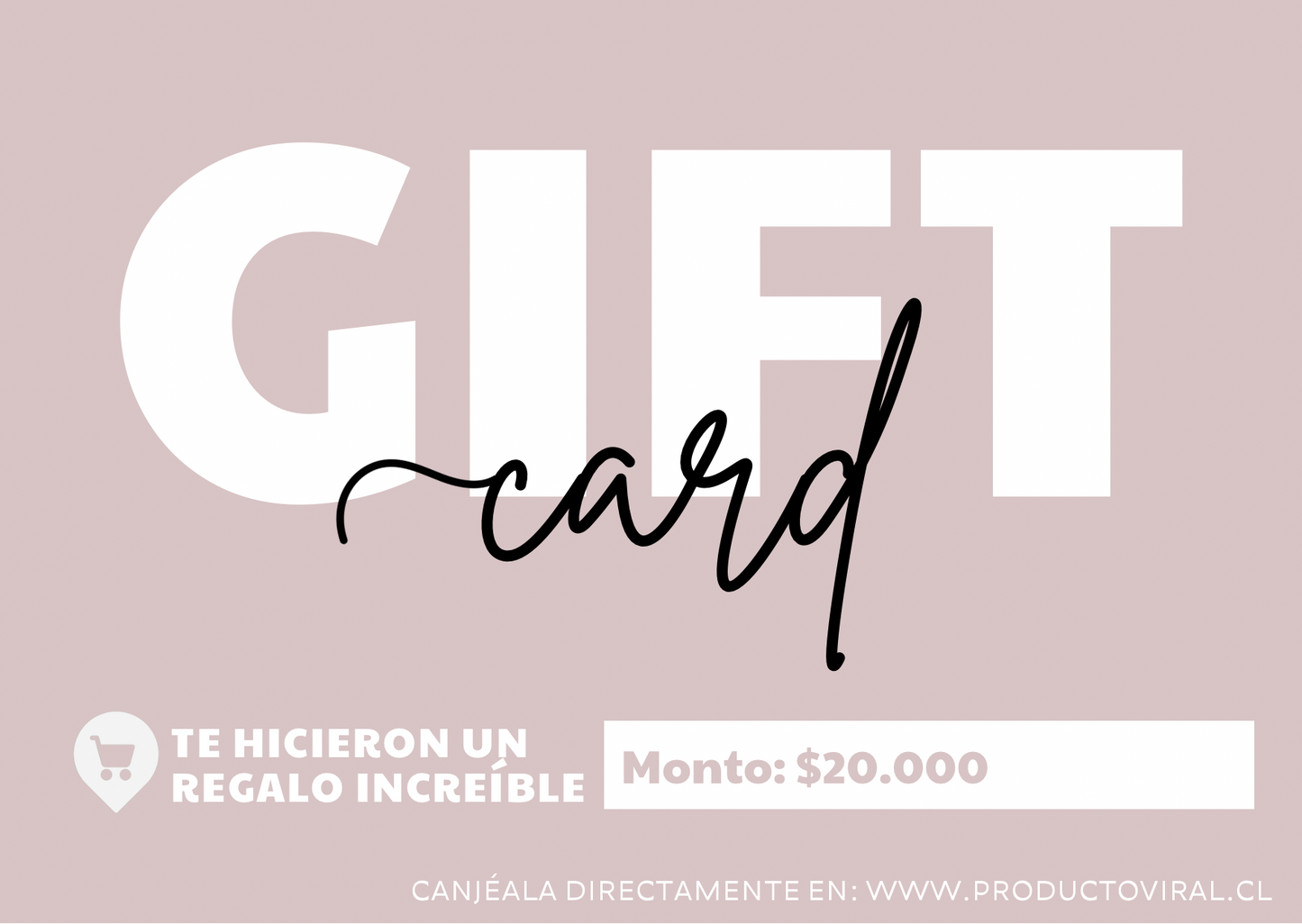 GIFT CARD $20.000