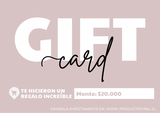 GIFT CARD $20.000