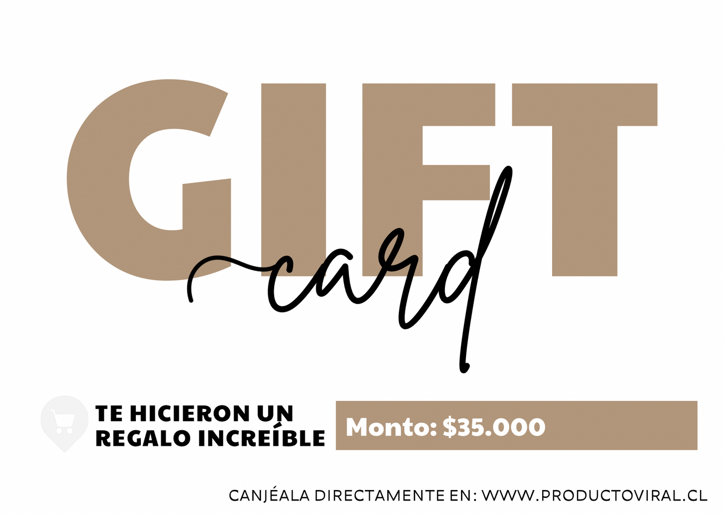 GIFT CARD $35.000