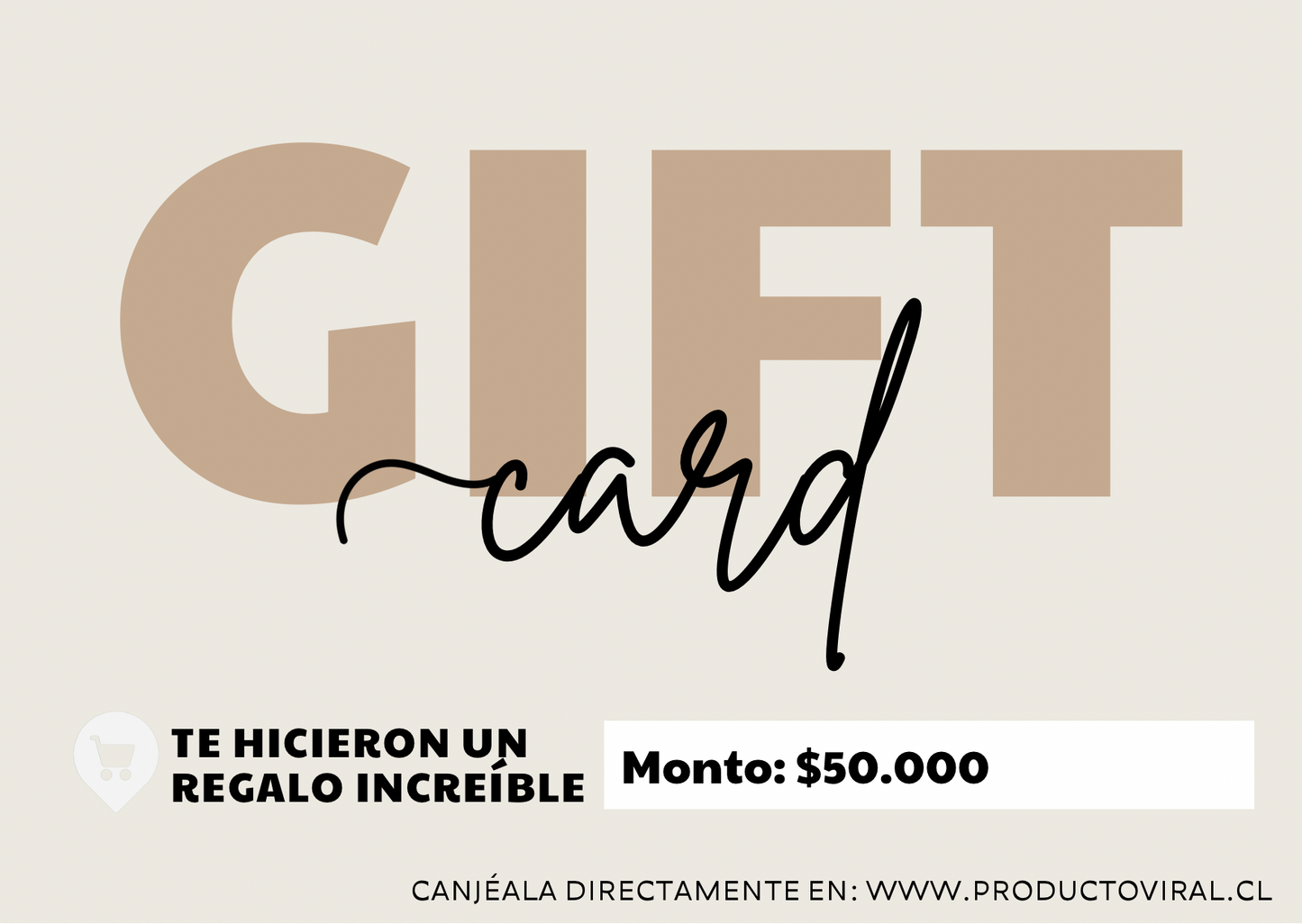 GIFT CARD $50.000