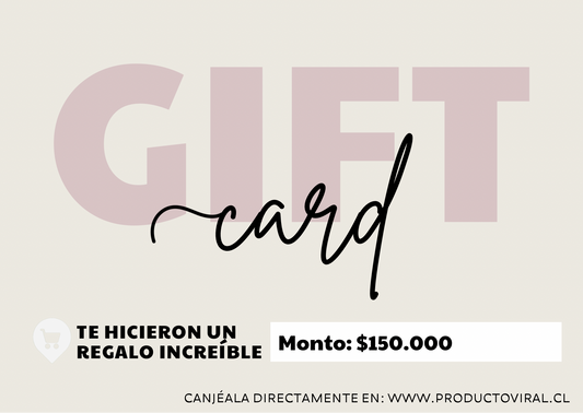 GIFT CARD $150.000