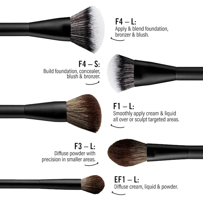 Set brochas esenciales Makeup by Mario