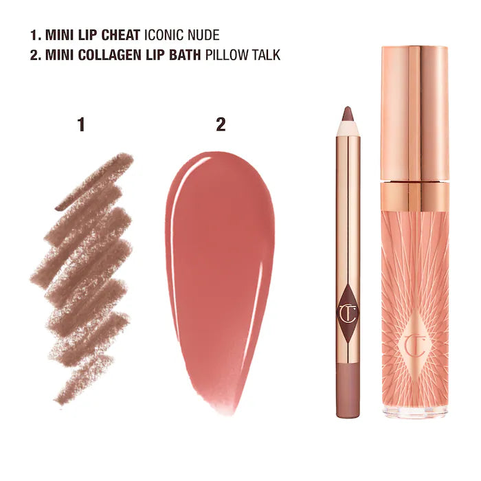 Mini Set Lip Gloss + Lip Liner Charlotte Tilbury