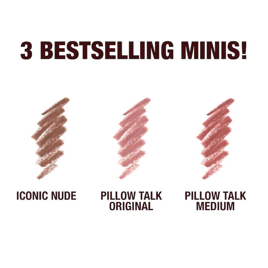 PREVENTA Mini Iconic Lip Cheat Lip Liner Trio - Charlotte Tilbury
