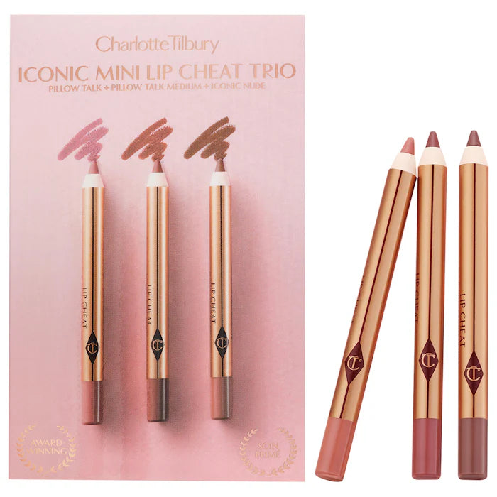 PREVENTA Mini Iconic Lip Cheat Lip Liner Trio - Charlotte Tilbury